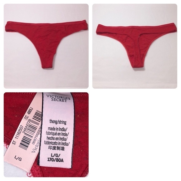 New Victoria's Secret Women's Panties Thongs 4 Pack Size Large - Picture 5 of 13